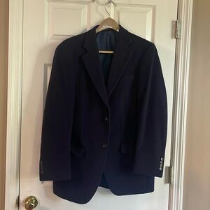Lands’ End Navy Cashmere Sportcoat